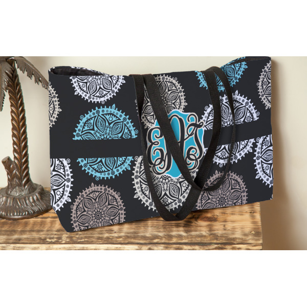 Custom Design - Tote w/Black Handles - Lifestyle View