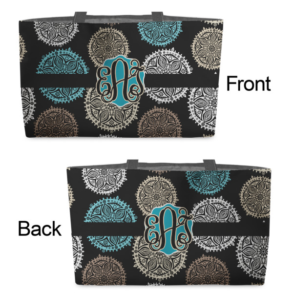Custom Design - Tote w/Black Handles - Front & Back Views