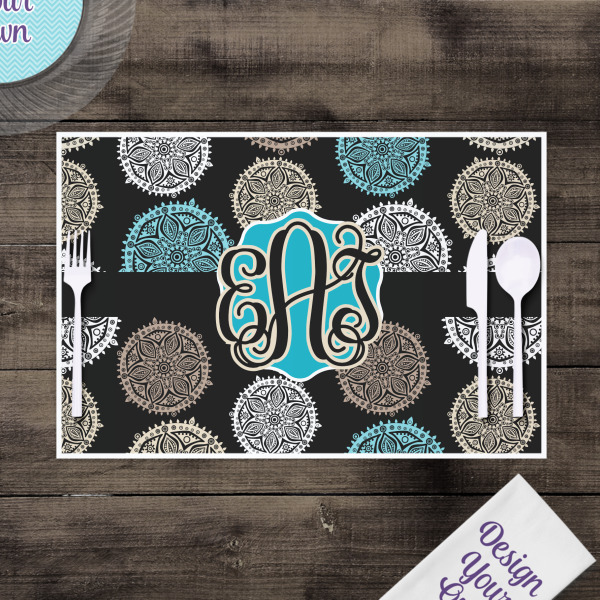Custom Design - Disposable Paper Placemat - In Context