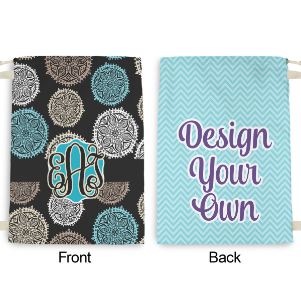 Custom Design - Large Laundry Bag - Front & Back View