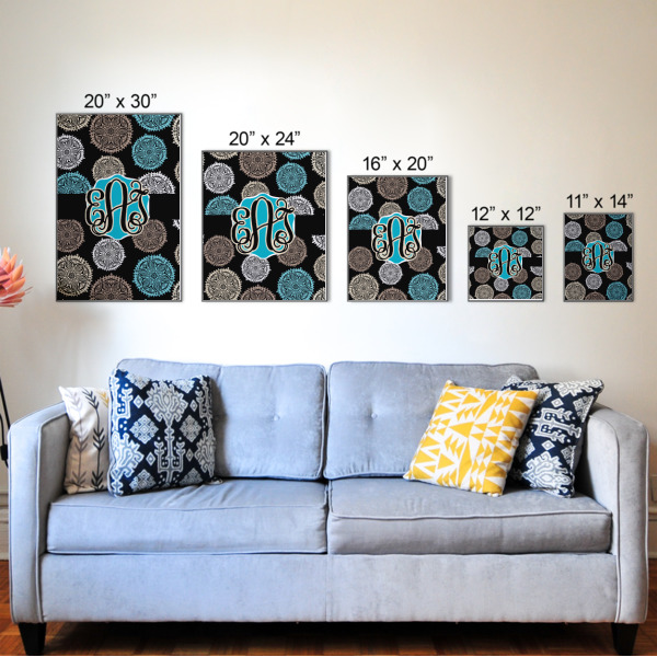 Custom Design - Wood Prints - Size Comparison