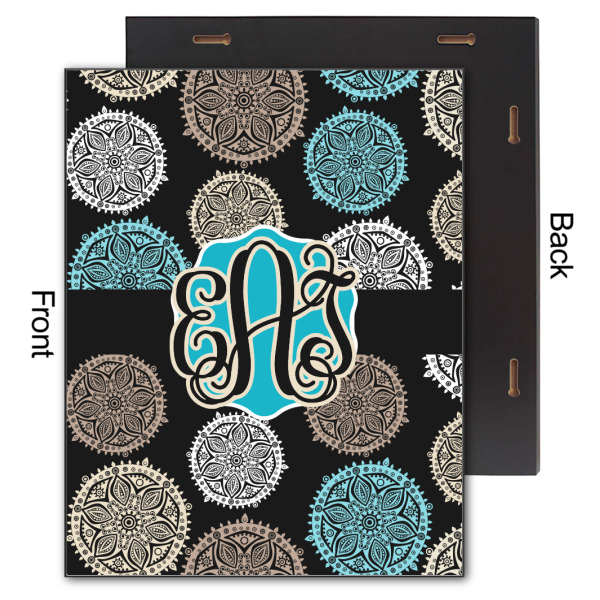 Custom Design - 11x14 Wood Print - Front & Back View