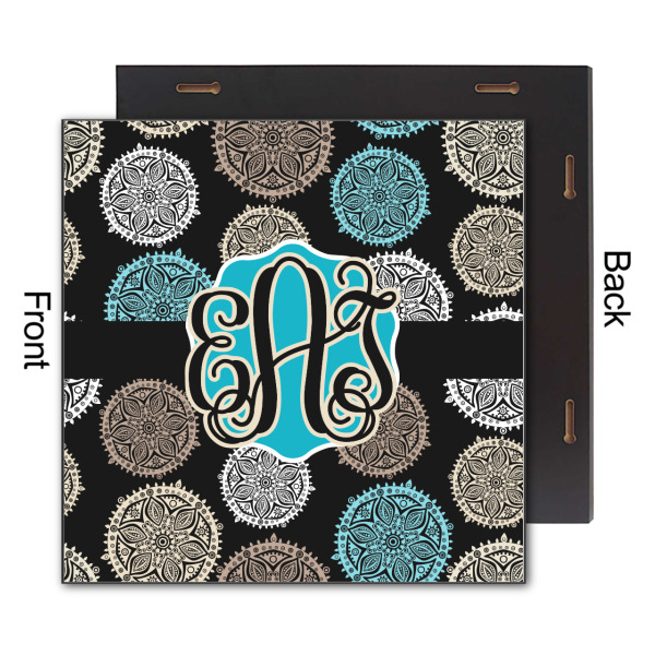 Custom Design - 12x12 Wood Print - Front & Back View