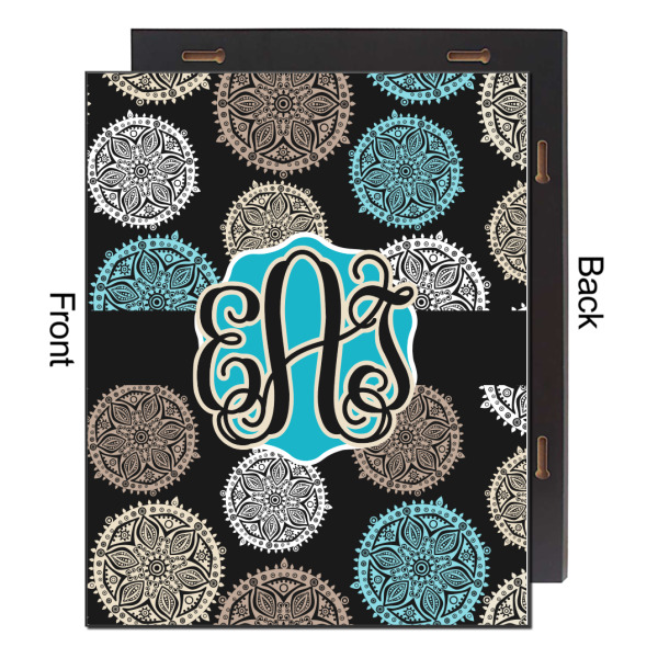 Custom Design - 16x20 Wood Print - Front & Back View