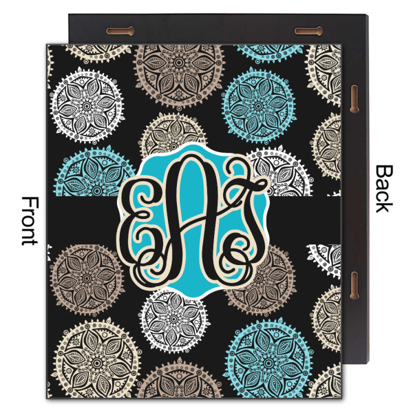 Custom Design - 20x24 Wood Print - Front & Back View