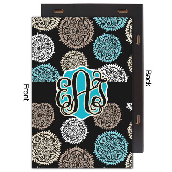 Custom Design - 20x30 Wood Print - Front & Back View