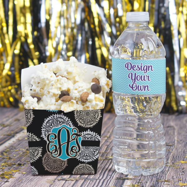 Custom Design - Water Bottle Label - w/ Favor Box