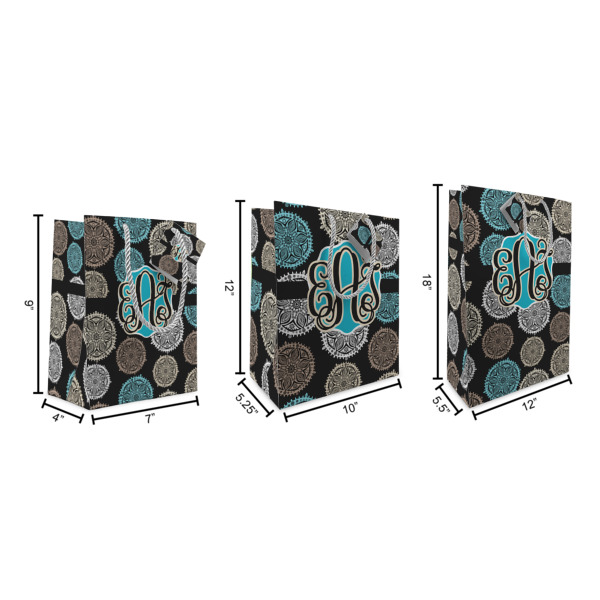 Custom Design - Gift Bags - All Sizes - Dimensions
