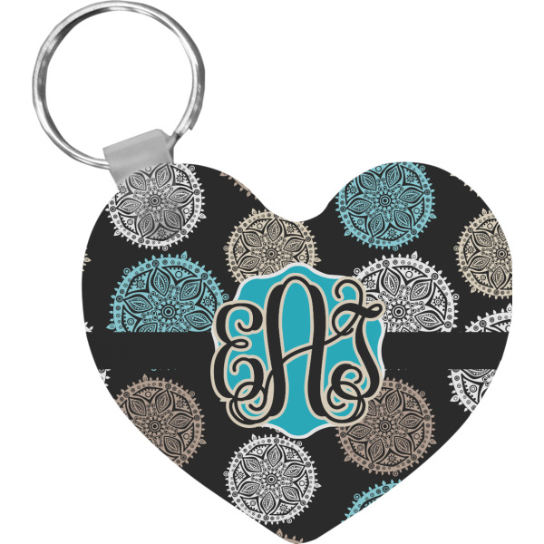 Custom Design Your Own Heart Plastic Keychain