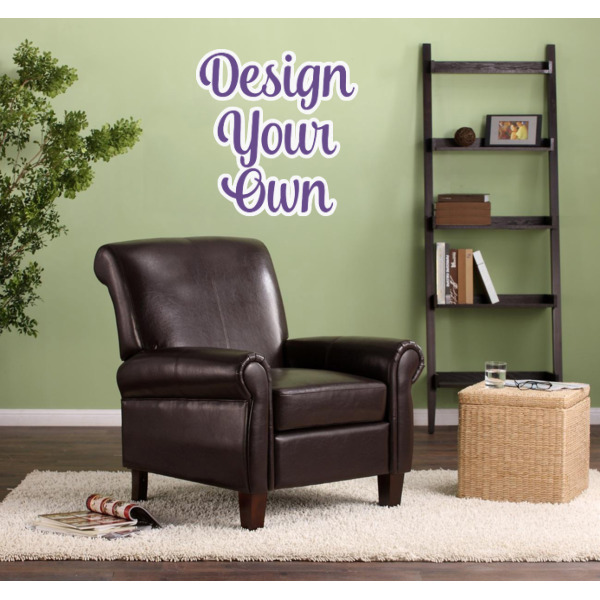 Custom Design - Wall Graphic on Living Room Wall