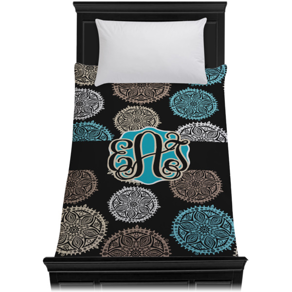 Custom Design - Duvet Cover - Twin - On Bed - No Prop
