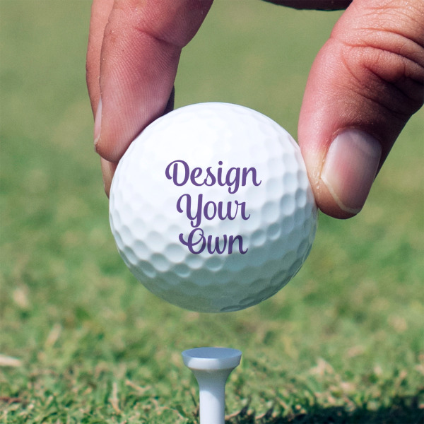 Custom Design - Golf Ball - Branded - Hand