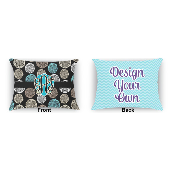 Custom Design - Indoor Rectangular Burlap Pillow (Front and Back)