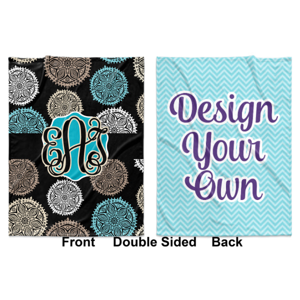 Custom Design - Baby Blanket (Double Sided - Printed Front and Back)