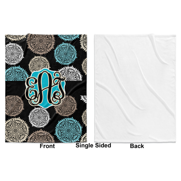 Custom Design - Baby Blanket (Single Sided - Printed Front, White Back)