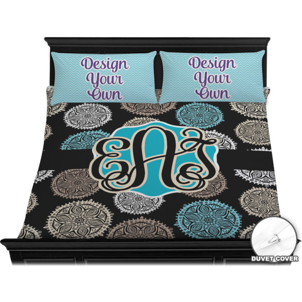 Custom Design - Bedding Set - King - Duvet - On Bed
