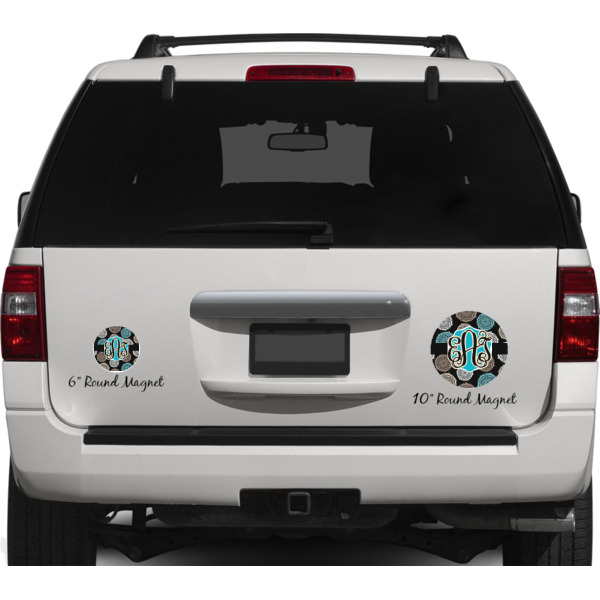 Custom Design - Personalized Car Magnets on Ford Explorer