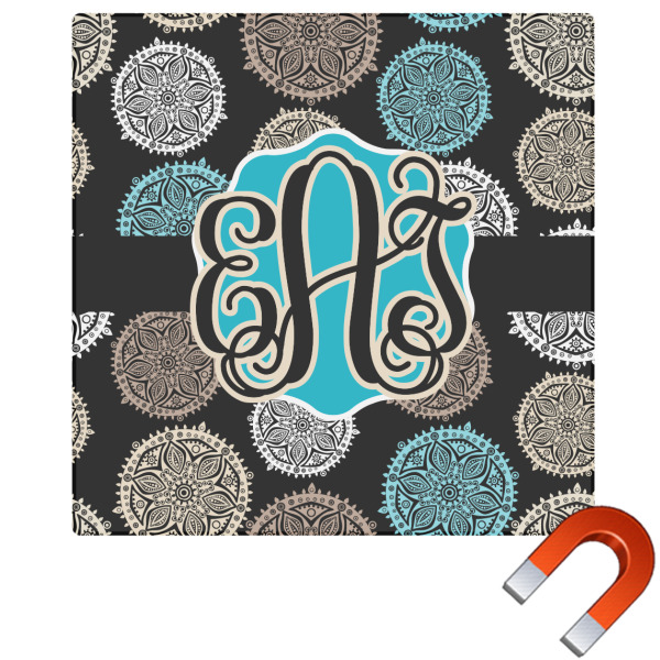 Custom Design Your Own Square Car Magnet - 6"