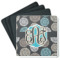 Design Your Own Square Rubber Backed Coasters - Set of 4