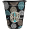 Design Your Own Waste Basket - Single-Sided - Black