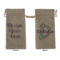 Design Your Own Burlap Gift Bag - Large - Double-Sided