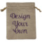 Design Your Own Burlap Gift Bag