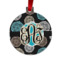 Design Your Own Metal Circle Ornament - Double-Sided