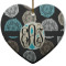 Design Your Own Heart Ceramic Ornament