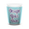 Design Your Own Ceramic Shot Glass - 1.5 oz - White - Set of 4