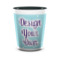 Design Your Own Ceramic Shot Glass - 1.5 oz - Two Tone - Single