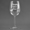Design Your Own Wine Glass - Laser Engraved