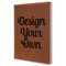 Design Your Own Leather Sketchbook - Large - Single-Sided