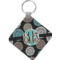 Design Your Own Diamond Plastic Keychain