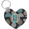 Design Your Own Heart Plastic Keychain