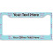 Design Your Own License Plate Frame - Style B