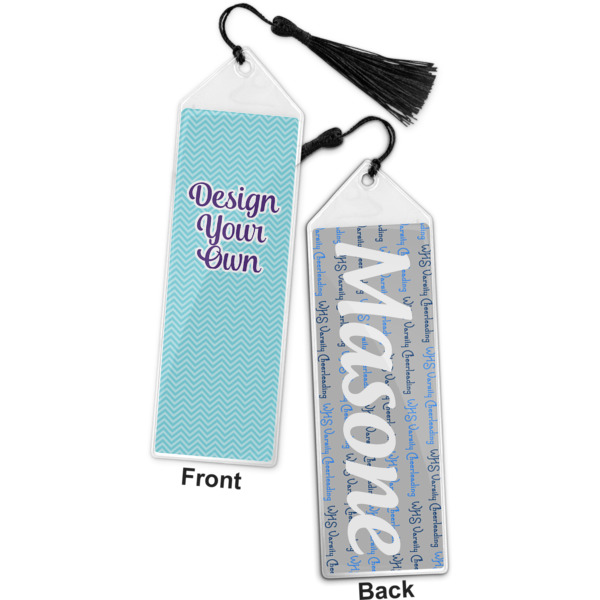 Custom Design - Bookmark w/ Tassel - Front and Back