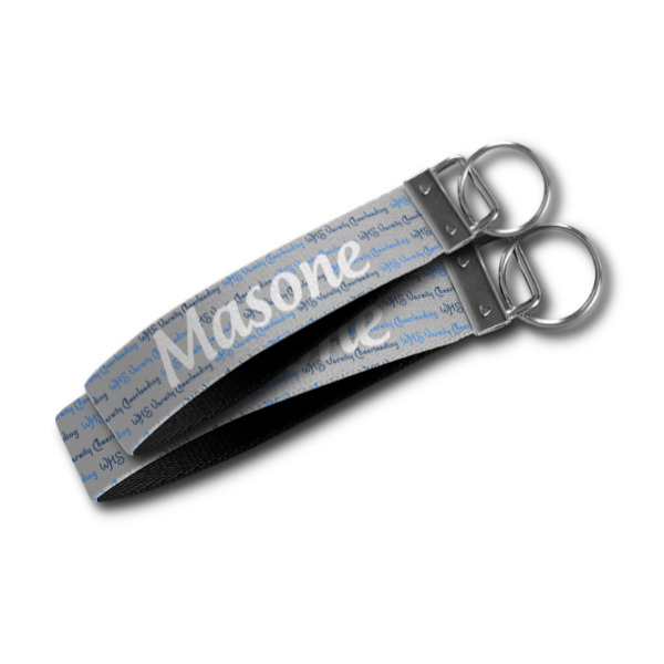 Custom Design - Webbing Keychain FOBs - Size Comparison