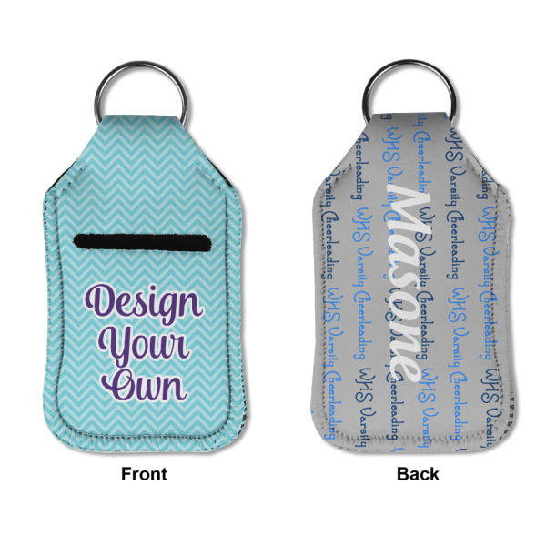 Custom Design - Sanitizer Holder Keychain - Small APPROVAL (Flat)