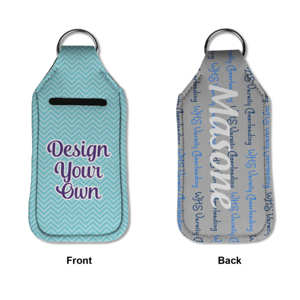 Custom Design - Sanitizer Holder Keychain - Large APPROVAL (Flat)