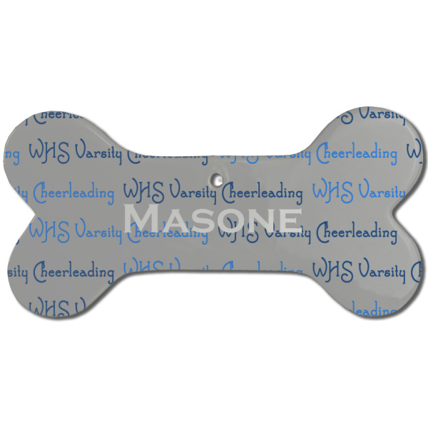 Custom Design - Ceramic Flat Ornament - Bone Front