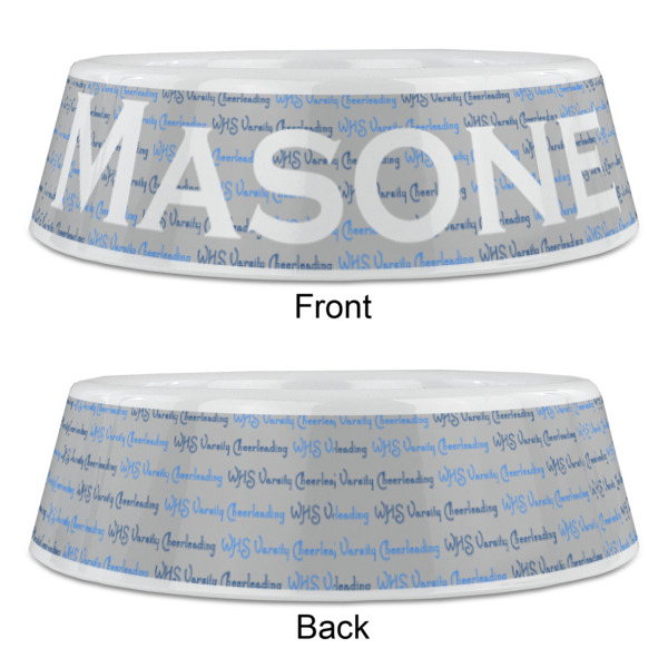 Custom Design - Plastic Pet Bowls - Large - Approval