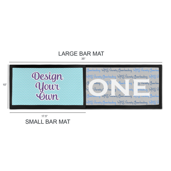Custom Design - Bar Mats - Sizing Chart