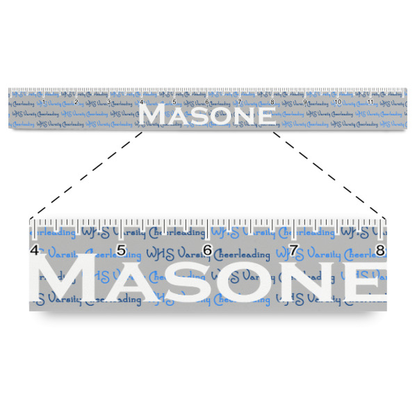 Custom Design Your Own Plastic Ruler - 12"