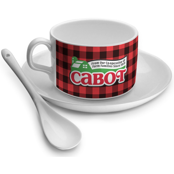 Custom Lumberjack Plaid Tea Cup (Personalized)