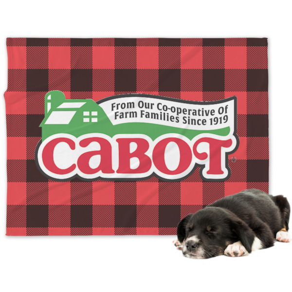 Custom Lumberjack Plaid Dog Blanket (Personalized)