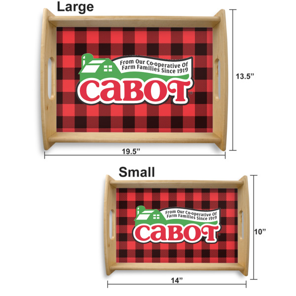 Custom Design - Serving Tray Wood Sizes