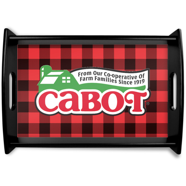 Custom Lumberjack Plaid Wooden Tray (Personalized)