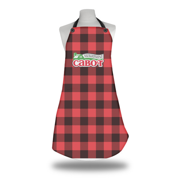 Custom Lumberjack Plaid Apron w/ Name or Text