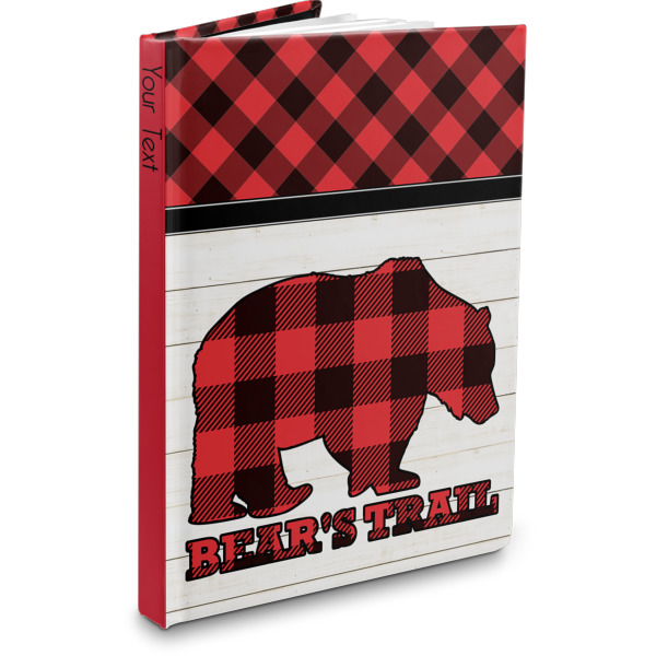 Custom Lumberjack Plaid Hardbound Journal (Personalized)