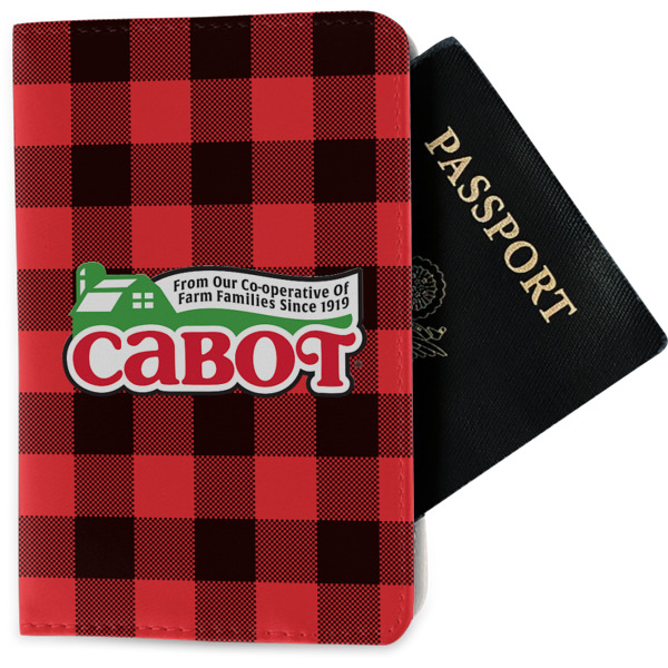 Custom Lumberjack Plaid Passport Holder - Fabric (Personalized)